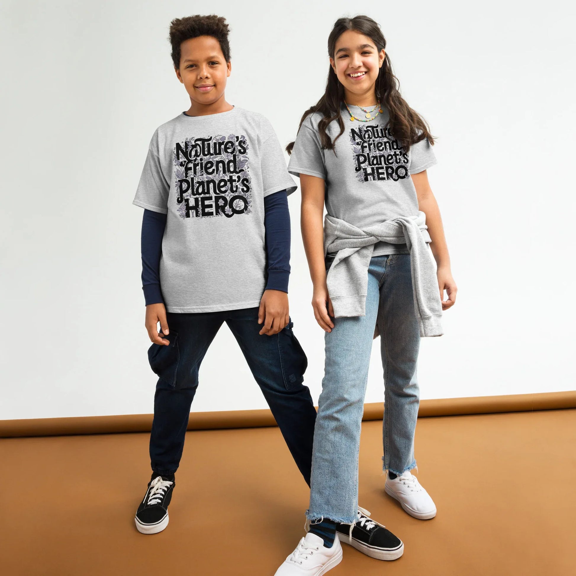 Youth Classic Tee | Nature's Friend - Planet's Hero - AwRans Clothing