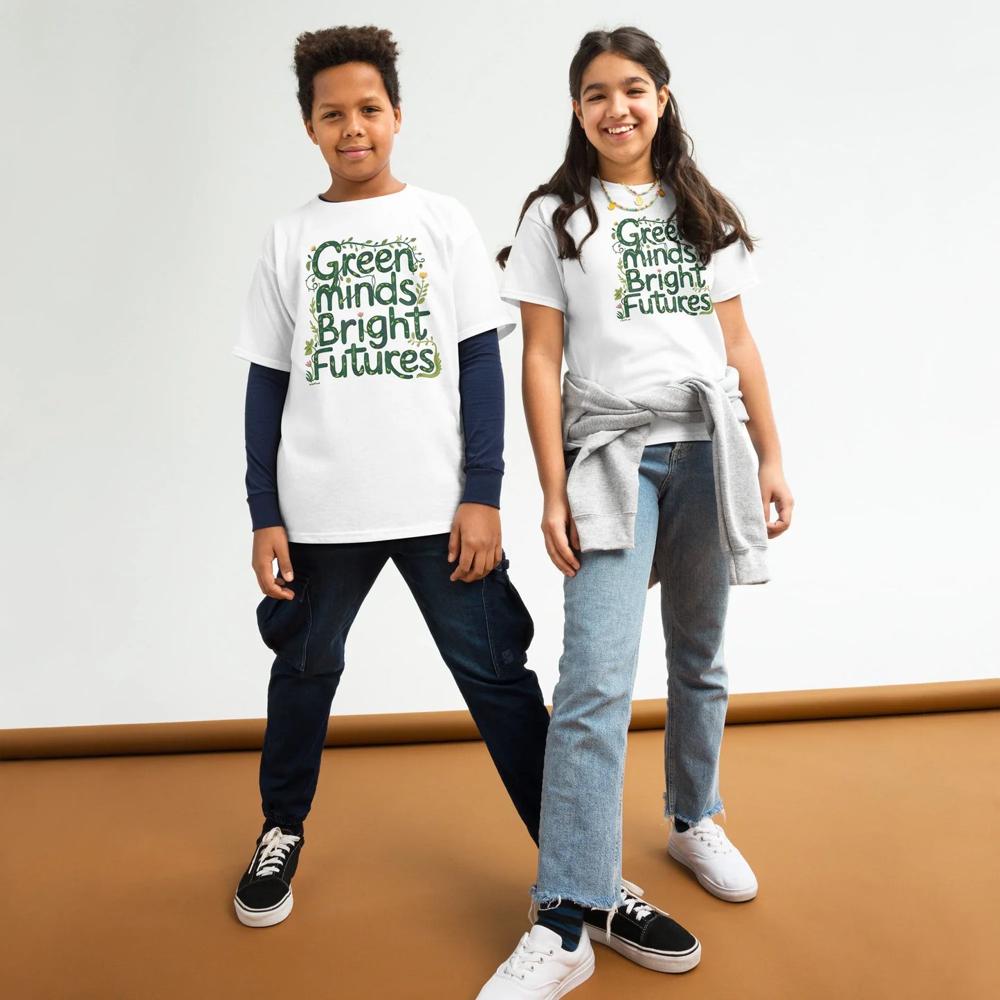 Youth Classic Tee | Green Minds - Bright Future - AwRans Clothing