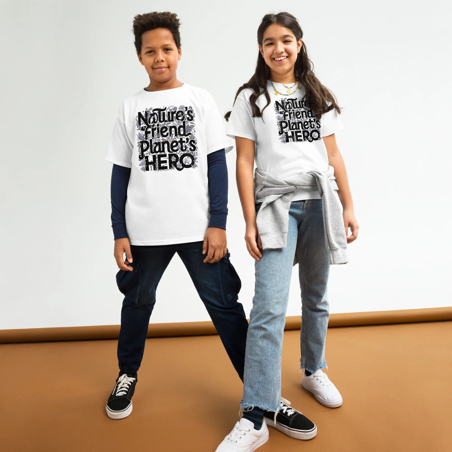 Youth Classic Tee | Nature's Friend - Planet's Hero - AwRans Clothing