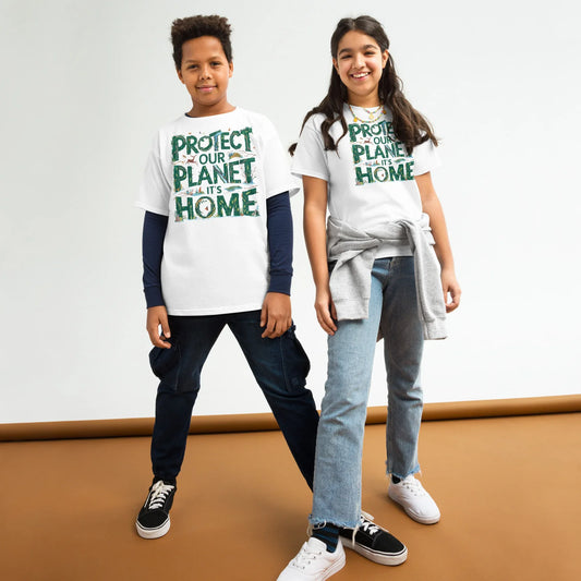 Youth Classic Tee | Protect Our Planet It's Home - AwRans Clothing