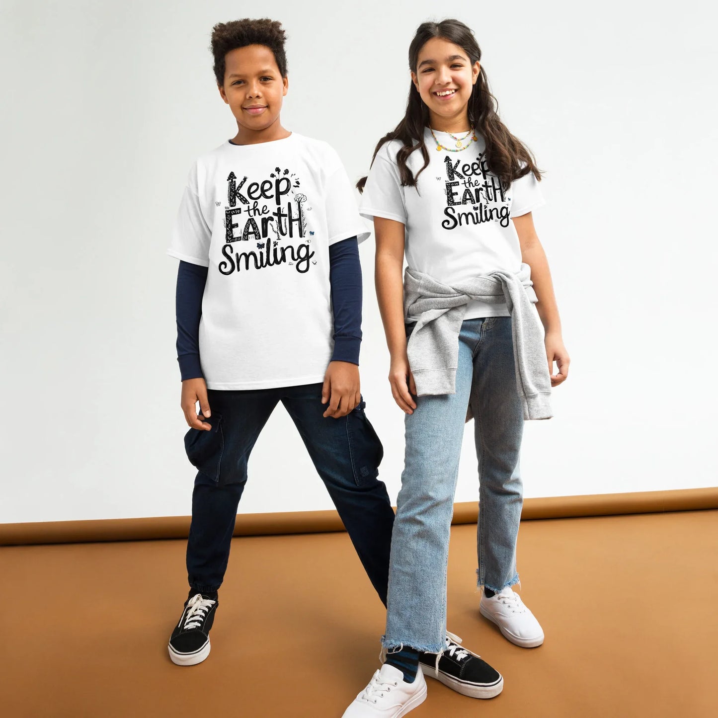 Youth Classic Tee | Keep The Earth Smiling - AwRans Clothing