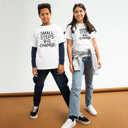 Youth Classic Tee | Small Steps Big Changes - AwRans Clothing