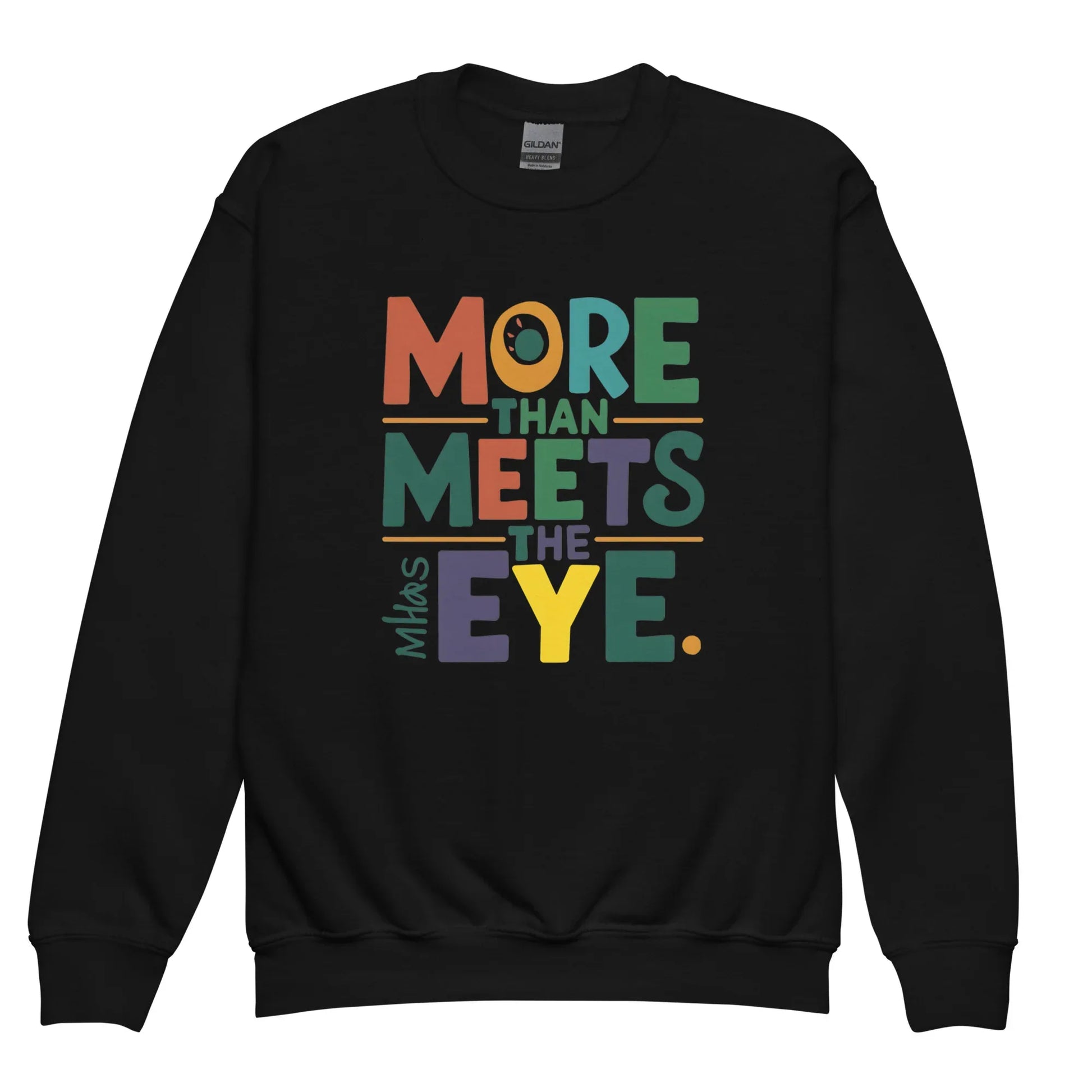 More Than Meets Eye | Youth Crewneck Sweatshirt - AwRans Clothing