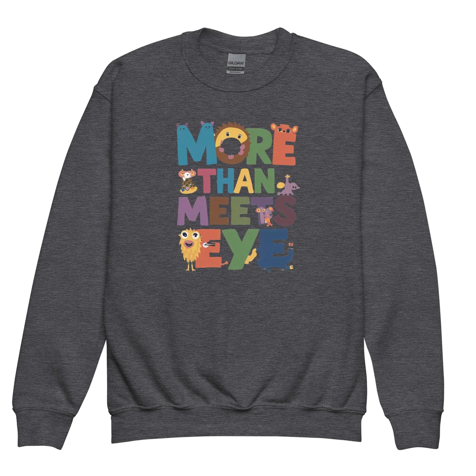 More Than Meets Eye | Youth Crewneck Sweatshirt - AwRans Clothing
