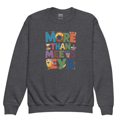 More Than Meets Eye | Youth Crewneck Sweatshirt - AwRans Clothing