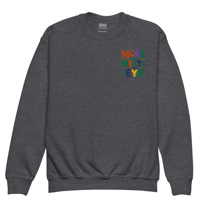 More Than Meets Eye | Youth Crewneck Embroidered Sweatshirt - AwRans Clothing