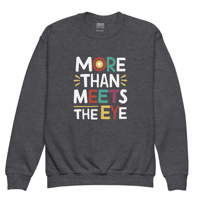 More Than Meets Eye | Youth Crewneck Sweatshirt - AwRans Clothing