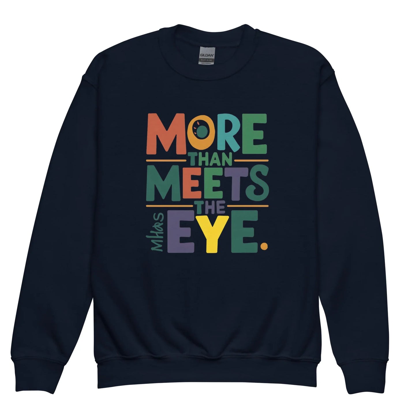 More Than Meets Eye | Youth Crewneck Sweatshirt - AwRans Clothing