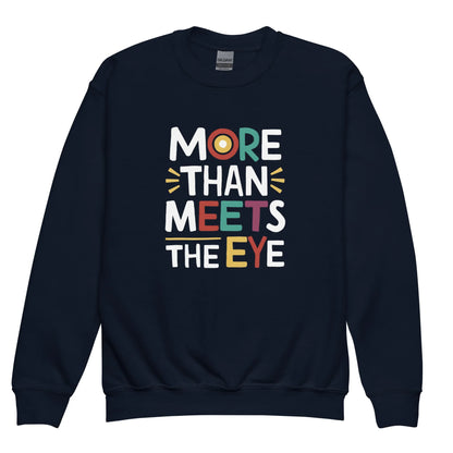 More Than Meets Eye | Youth Crewneck Sweatshirt - AwRans Clothing