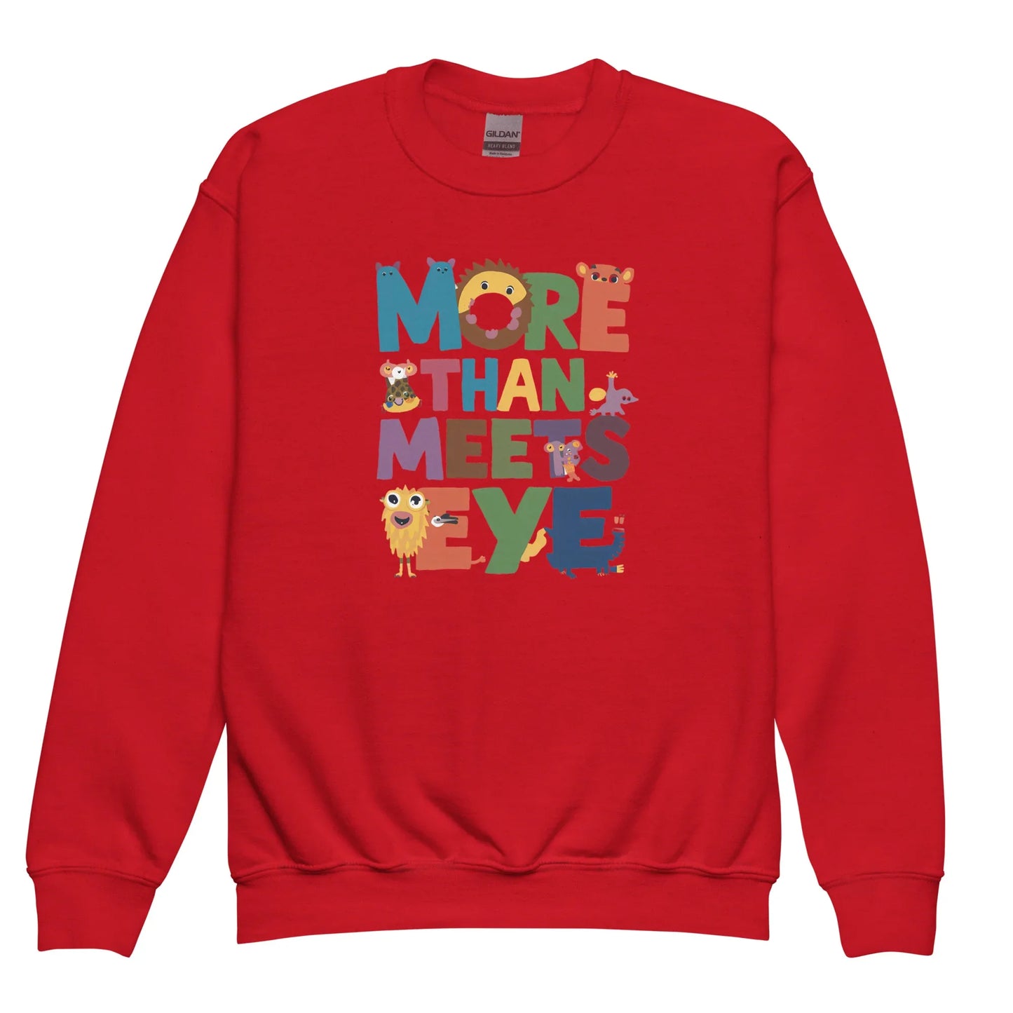 More Than Meets Eye | Youth Crewneck Sweatshirt - AwRans Clothing