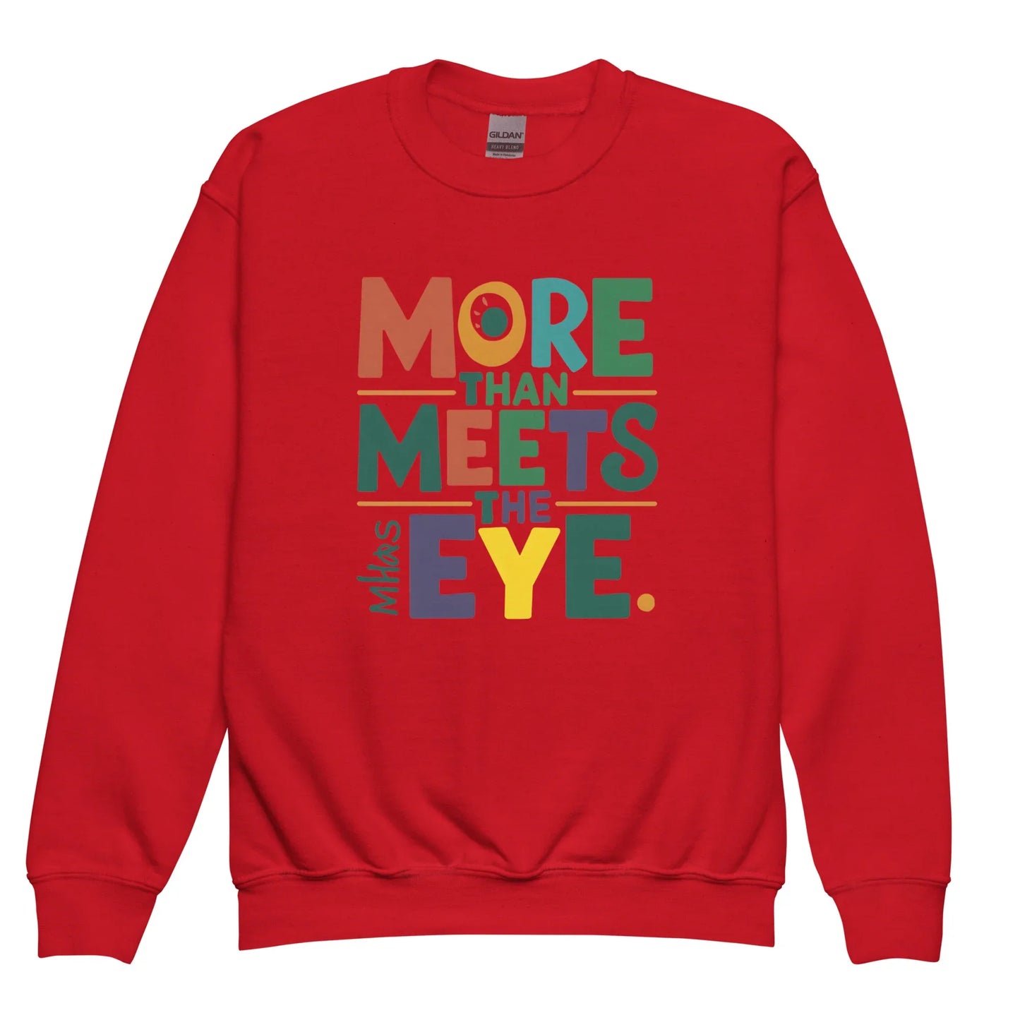 More Than Meets Eye | Youth Crewneck Sweatshirt - AwRans Clothing