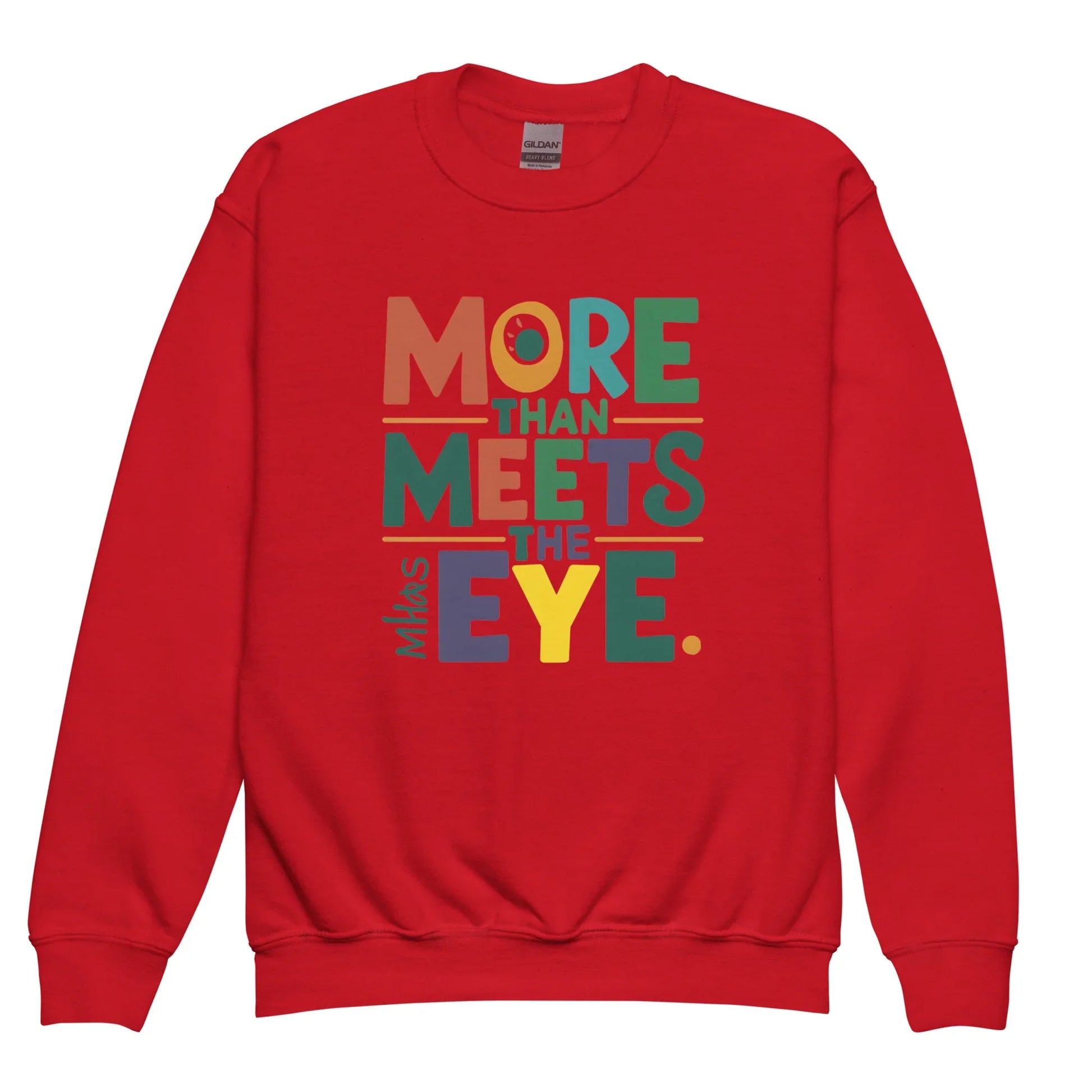 More Than Meets Eye | Youth Crewneck Sweatshirt - AwRans Clothing