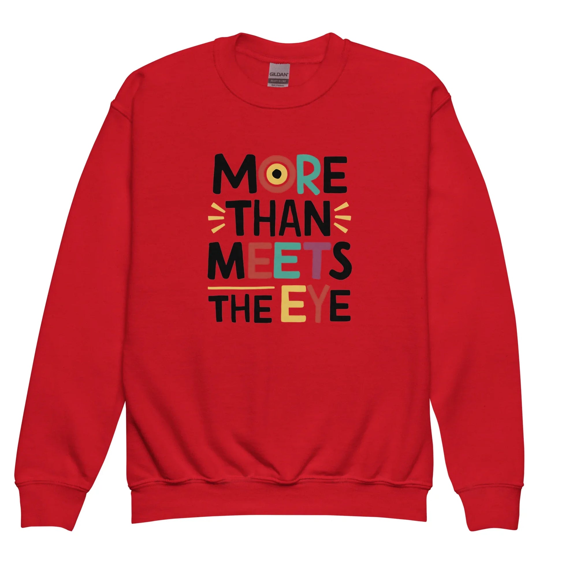 More Than Meets Eye | Youth Crewneck Sweatshirt - AwRans Clothing