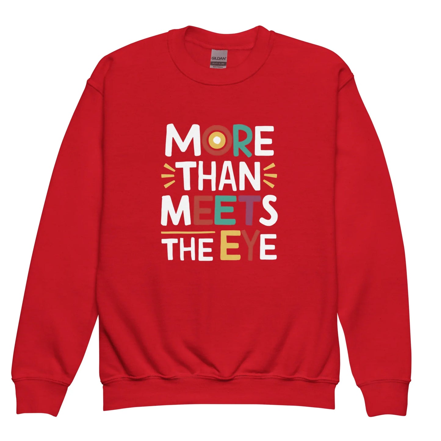 More Than Meets Eye | Youth Crewneck Sweatshirt - AwRans Clothing