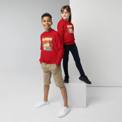 Confidence Looks Good On Me | Youth Crewneck Sweatshirt - AwRans Clothing