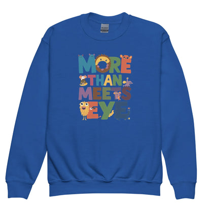 More Than Meets Eye | Youth Crewneck Sweatshirt - AwRans Clothing