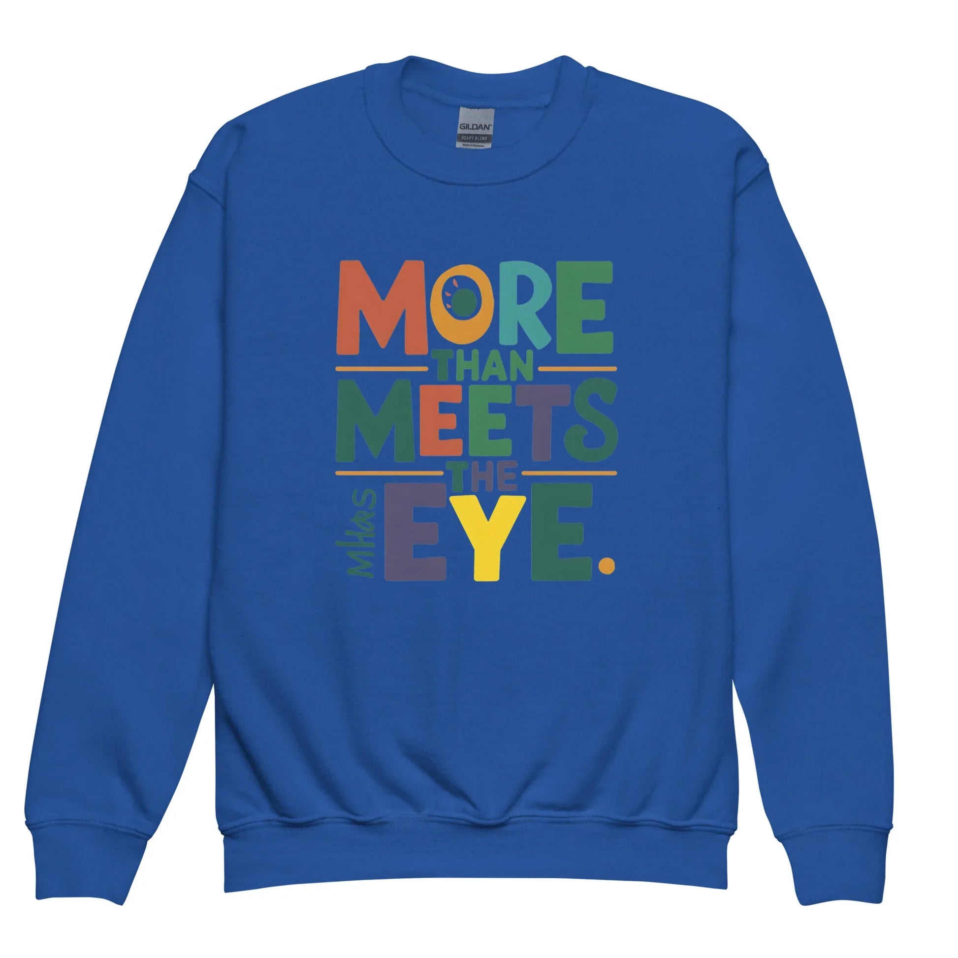 More Than Meets Eye | Youth Crewneck Sweatshirt - AwRans Clothing