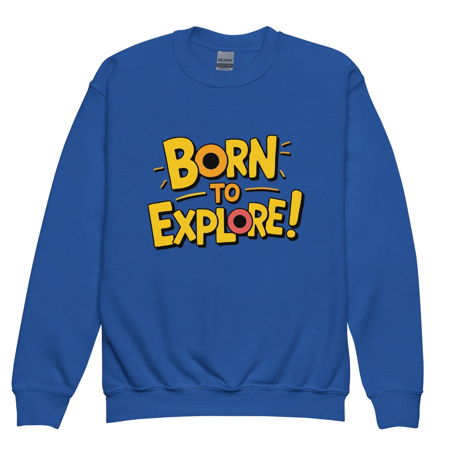 Born To Explore | Youth Crewneck Sweatshirt - AwRans Clothing