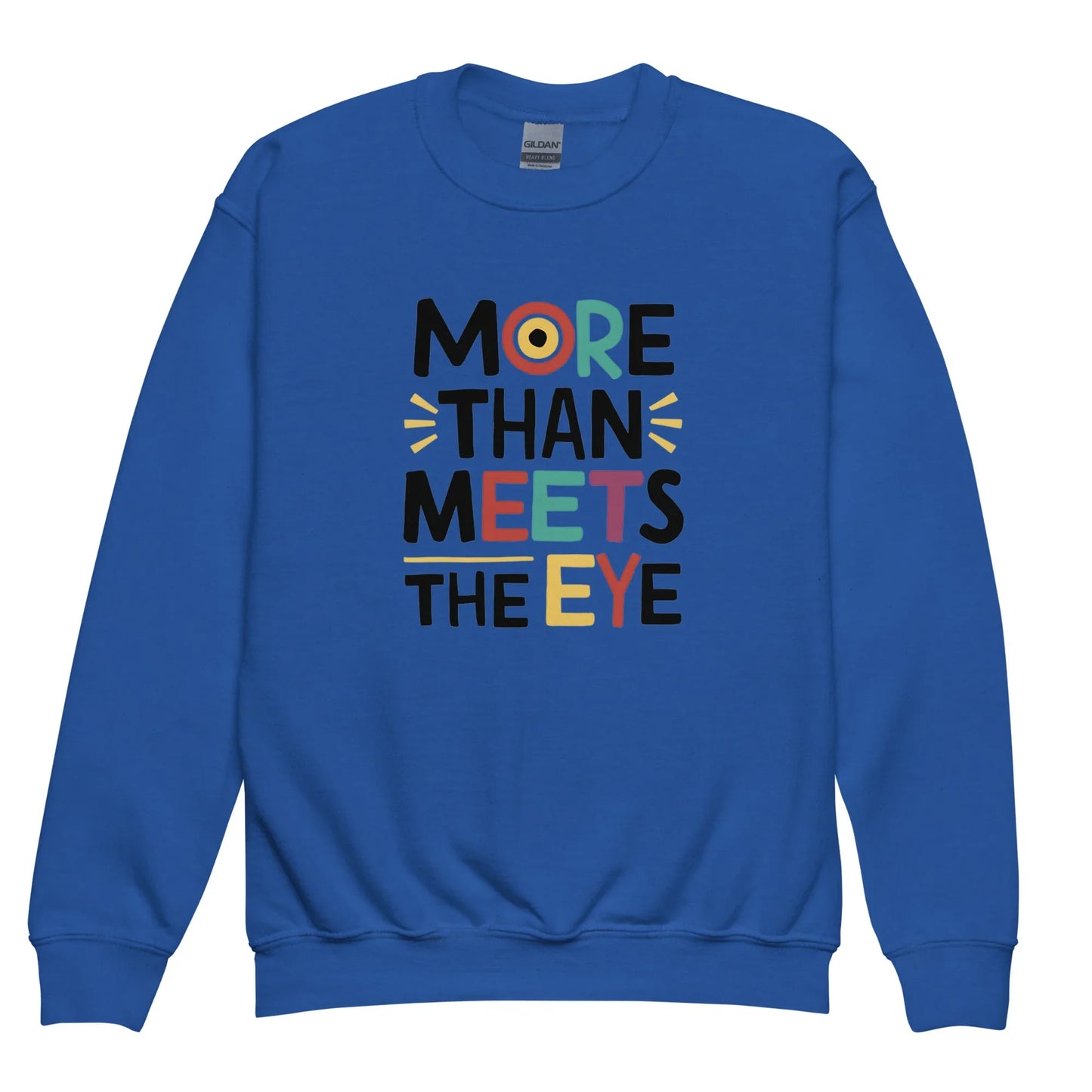 More Than Meets Eye | Youth Crewneck Sweatshirt - AwRans Clothing