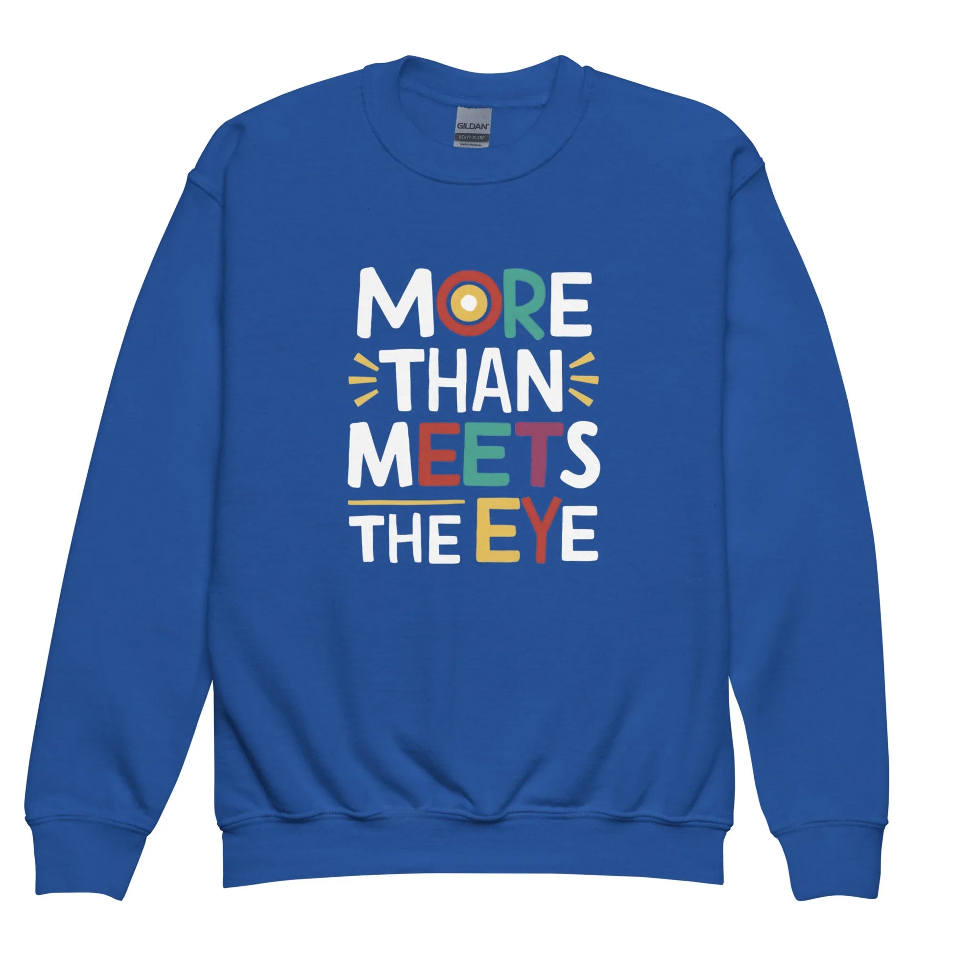 More Than Meets Eye | Youth Crewneck Sweatshirt - AwRans Clothing