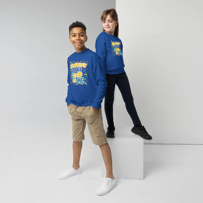 Confidence Looks Good On Me | Youth Crewneck Sweatshirt - AwRans Clothing