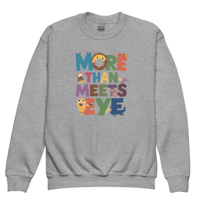 More Than Meets Eye | Youth Crewneck Sweatshirt - AwRans Clothing