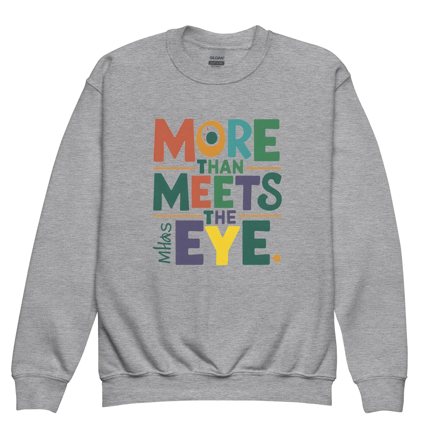 More Than Meets Eye | Youth Crewneck Sweatshirt - AwRans Clothing