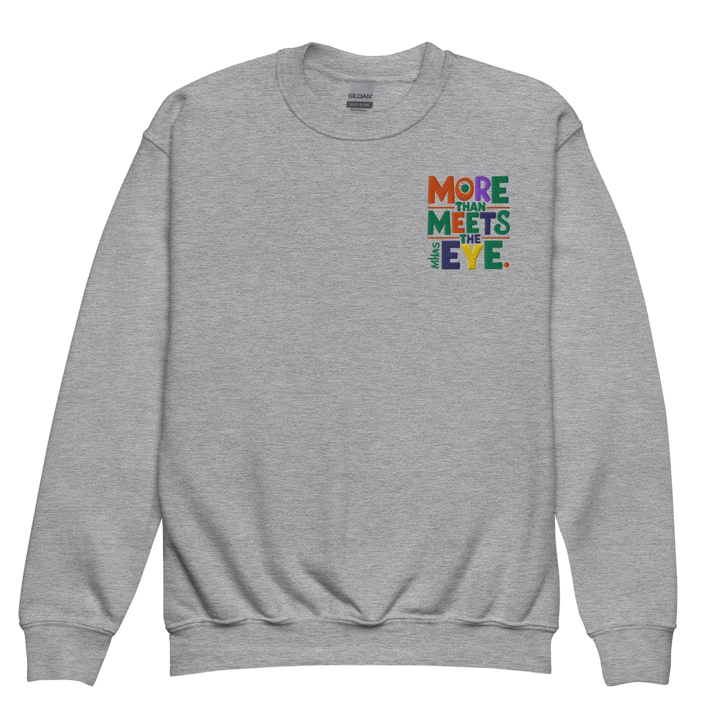 More Than Meets Eye | Youth Crewneck Embroidered Sweatshirt - AwRans Clothing