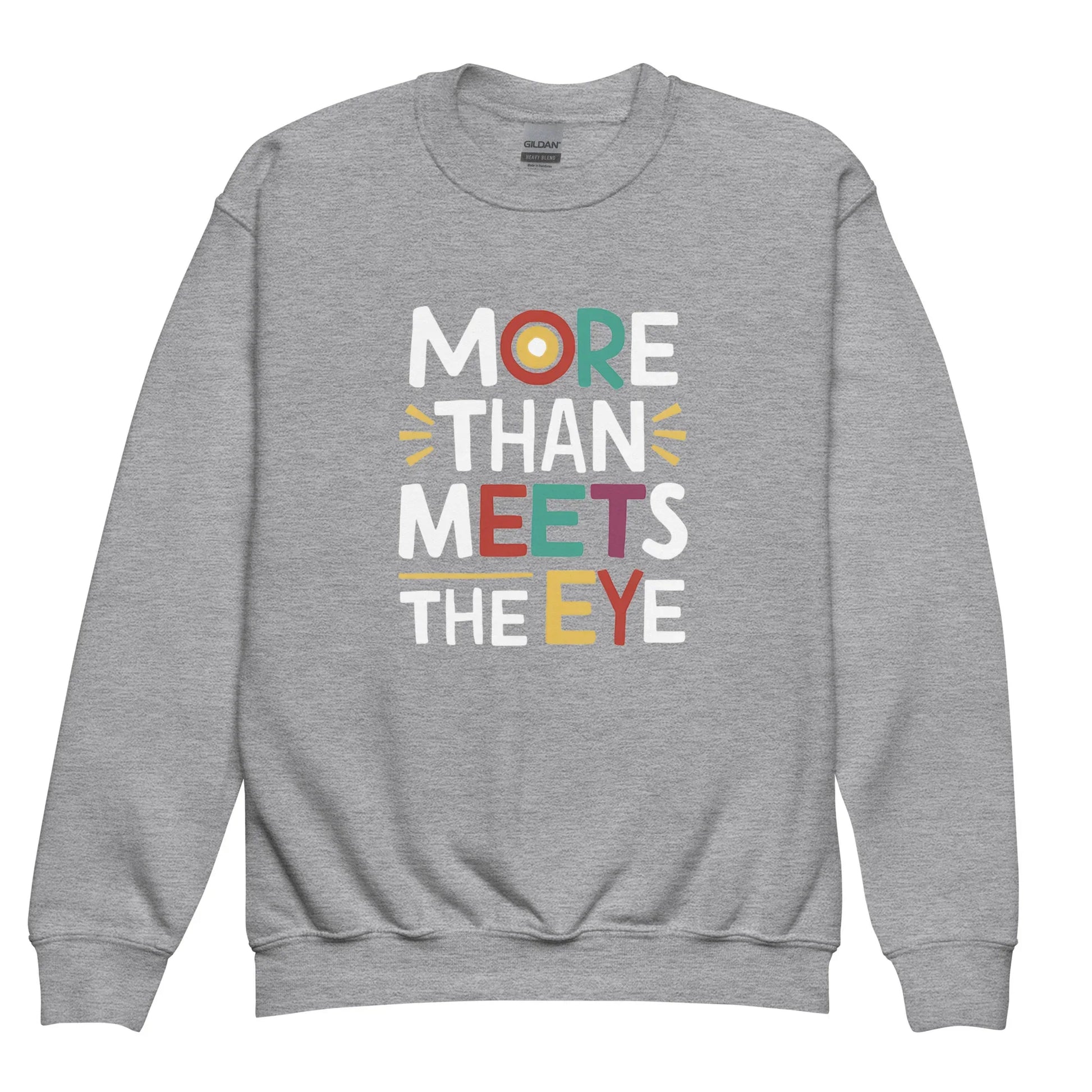 More Than Meets Eye | Youth Crewneck Sweatshirt - AwRans Clothing