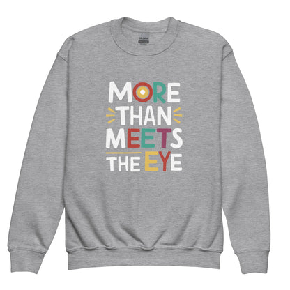 More Than Meets Eye | Youth Crewneck Sweatshirt - AwRans Clothing
