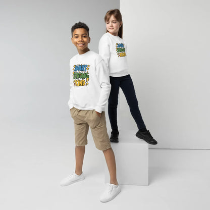 Smart, Strong And Kind | Youth Crewneck Sweatshirt - AwRans Clothing
