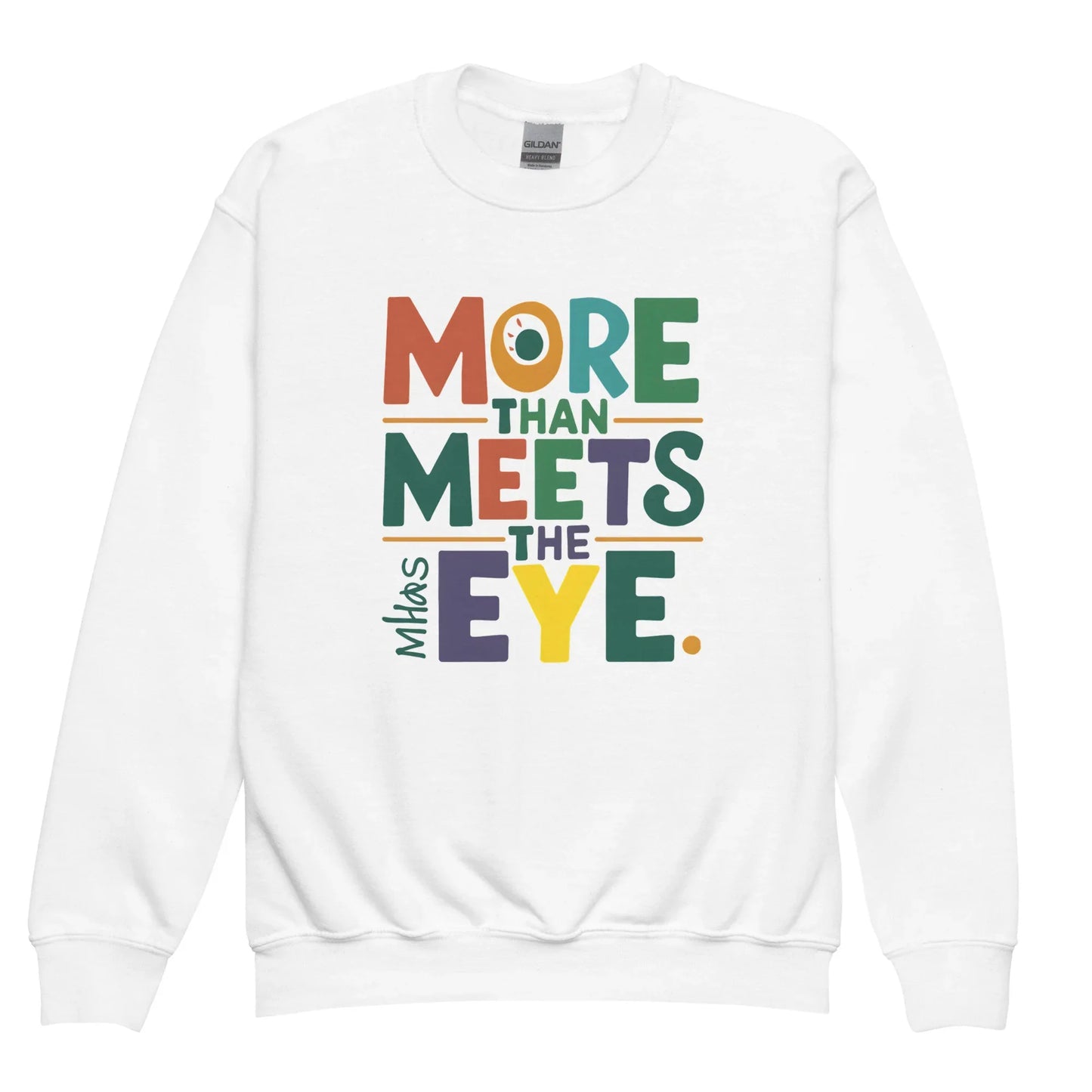 More Than Meets Eye | Youth Crewneck Sweatshirt - AwRans Clothing