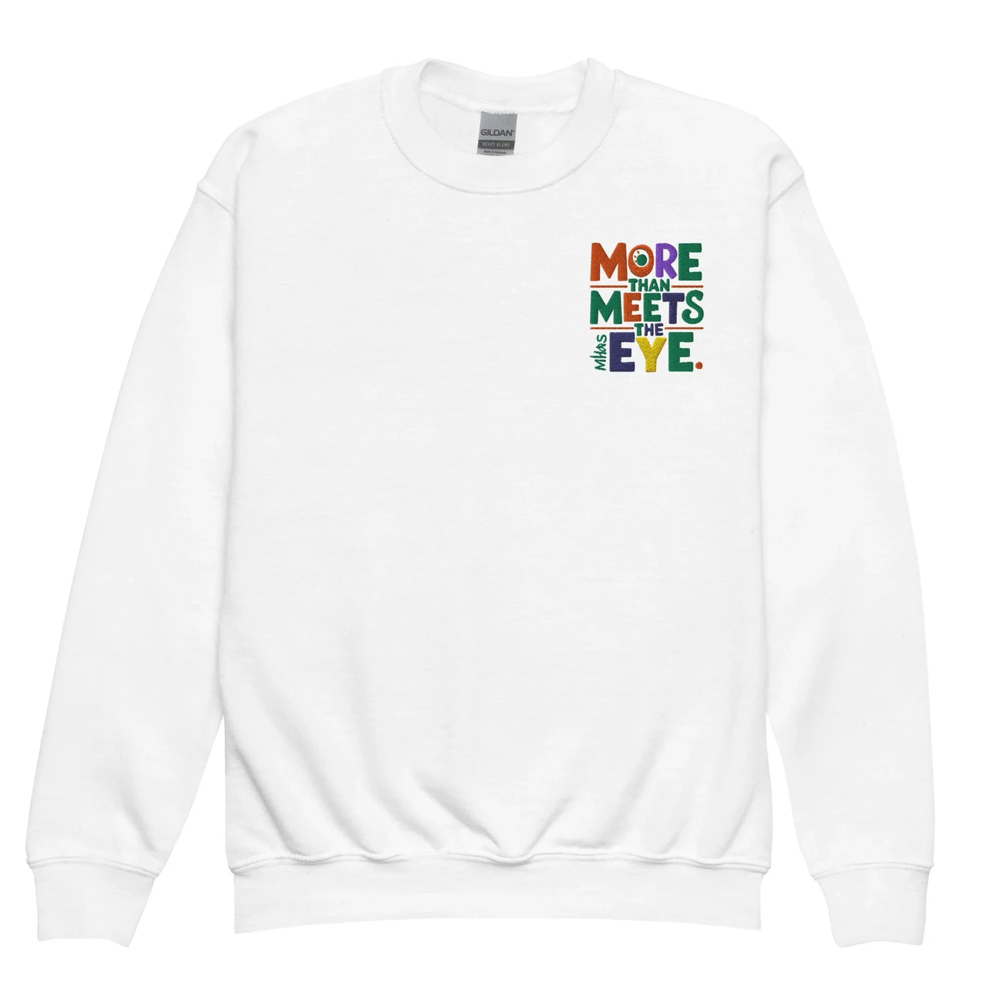 More Than Meets Eye | Youth Crewneck Embroidered Sweatshirt - AwRans Clothing