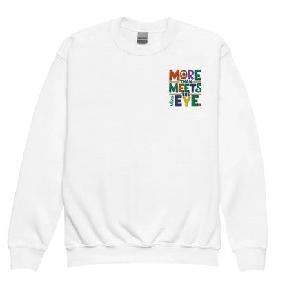 More Than Meets Eye | Youth Crewneck Embroidered Sweatshirt - AwRans Clothing