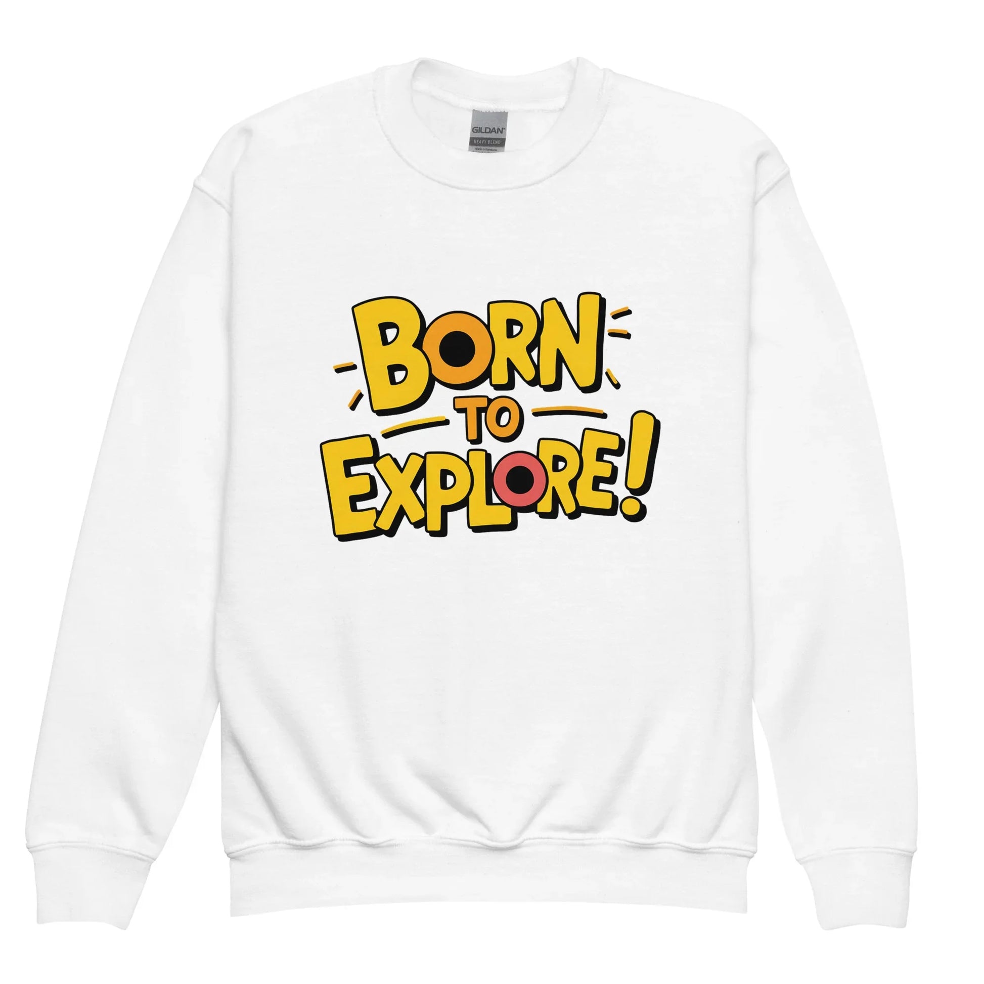 Born To Explore | Youth Crewneck Sweatshirt - AwRans Clothing