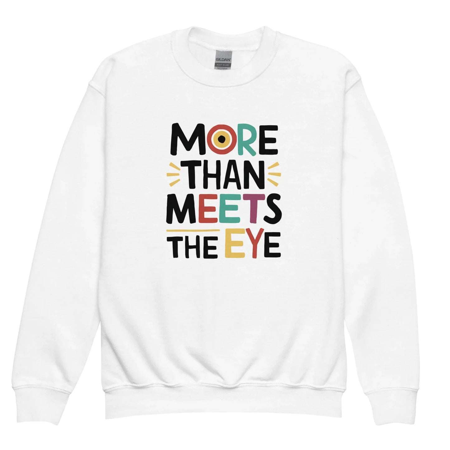 More Than Meets Eye | Youth Crewneck Sweatshirt - AwRans Clothing