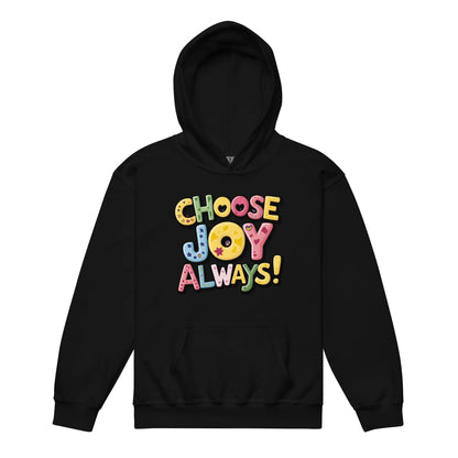Choose Joy Always | Youth Heavy Blend Hoodie - AwRans Clothing