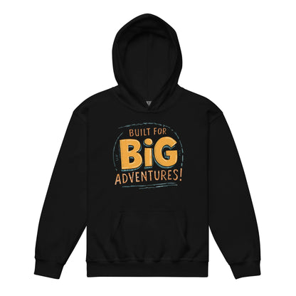 Built For A Big Adventures | Youth Heavy Blend Hoodie - AwRans Clothing