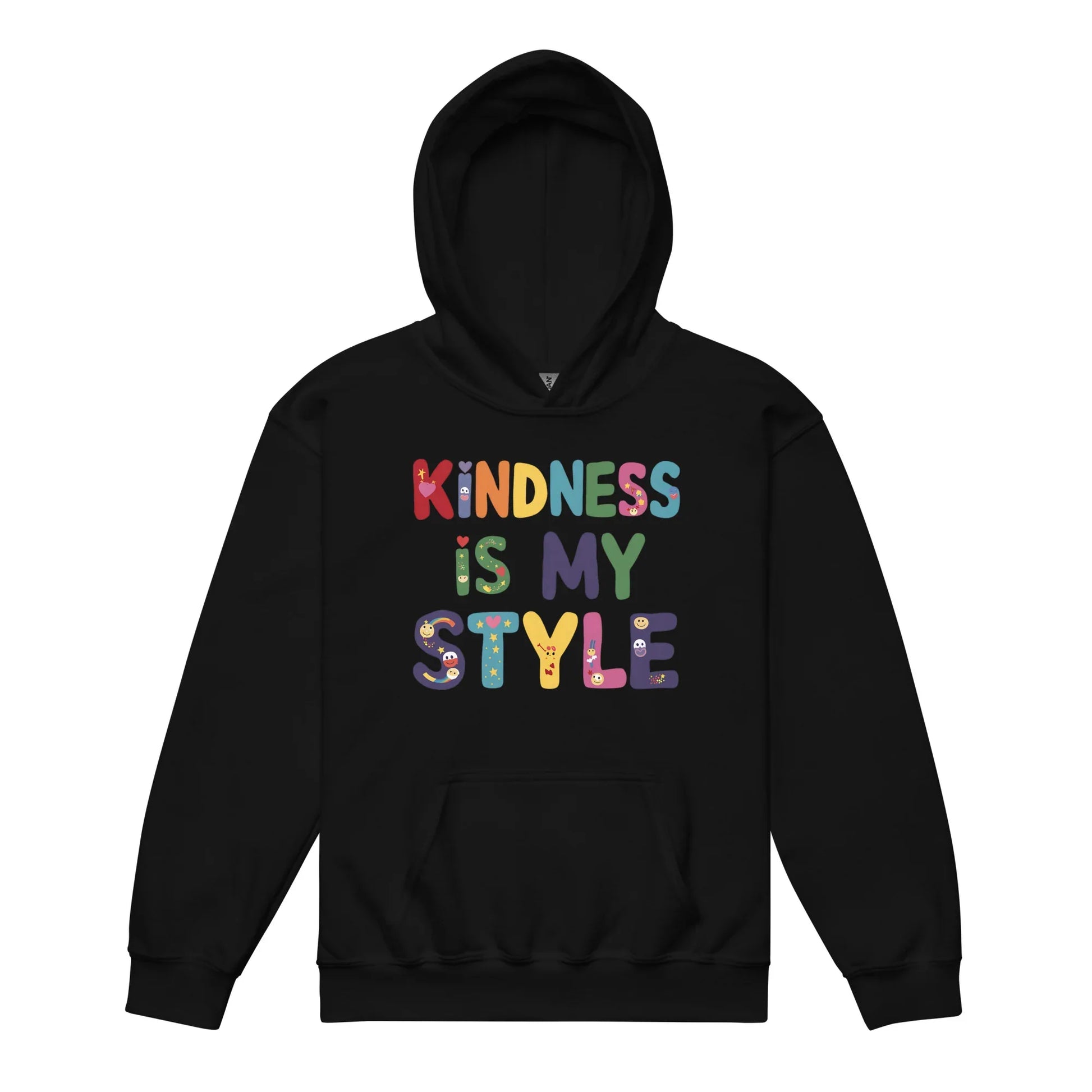 Kindness Is My Style | Youth Heavy Blend Hoodie - AwRans Clothing