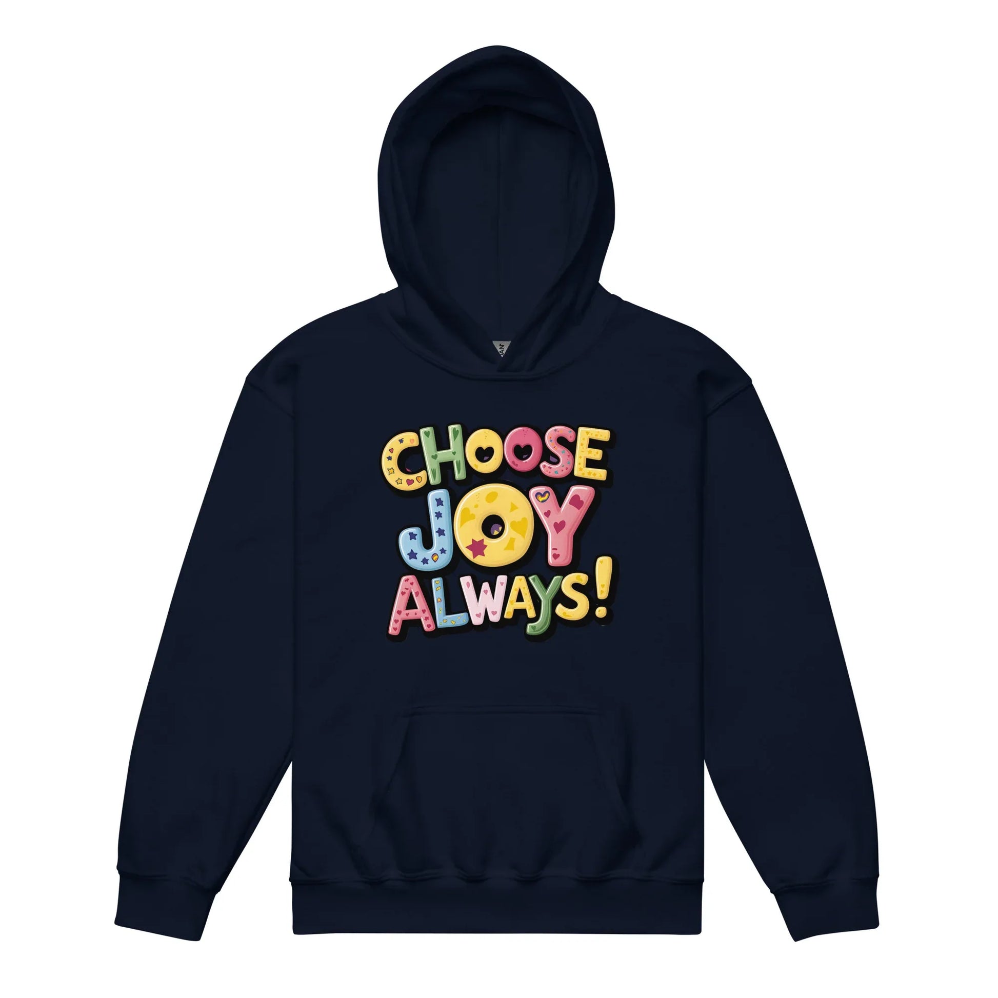 Choose Joy Always | Youth Heavy Blend Hoodie - AwRans Clothing