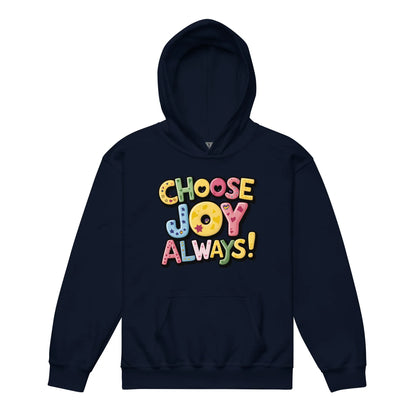 Choose Joy Always | Youth Heavy Blend Hoodie - AwRans Clothing