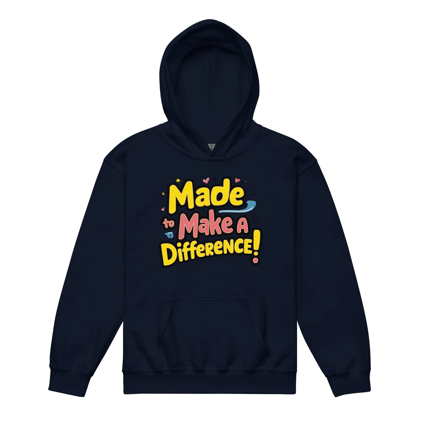 Made To Make A Difference | Youth Heavy Blend Hoodie - AwRans Clothing