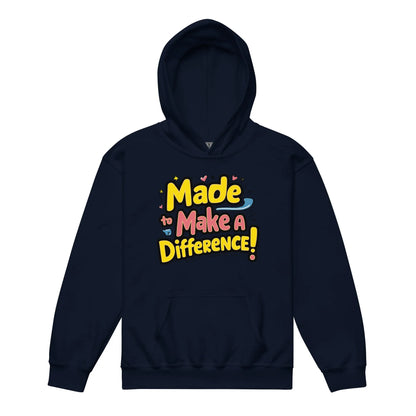 Made To Make A Difference | Youth Heavy Blend Hoodie - AwRans Clothing