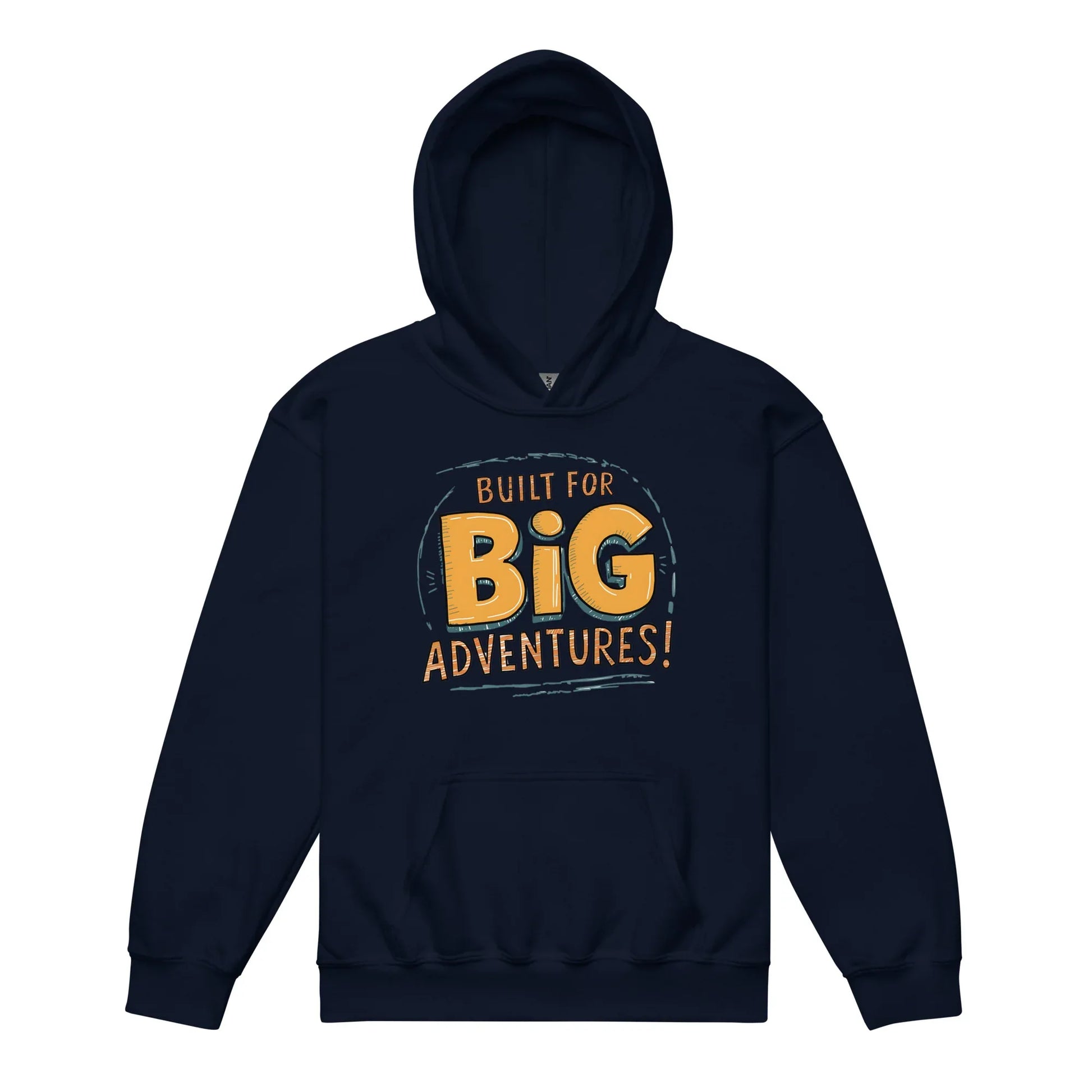 Built For A Big Adventures | Youth Heavy Blend Hoodie - AwRans Clothing