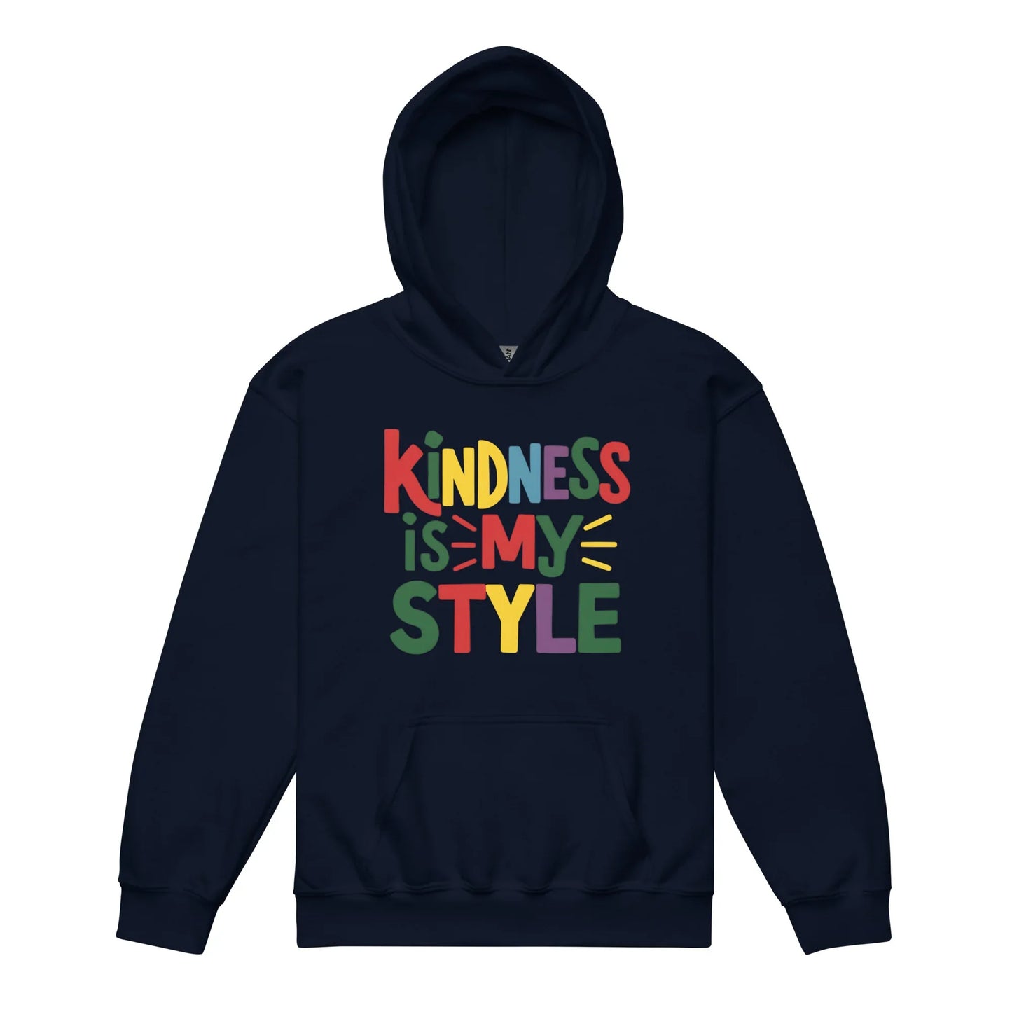 Kindness Is My Style | Youth Heavy Blend Hoodie - AwRans Clothing