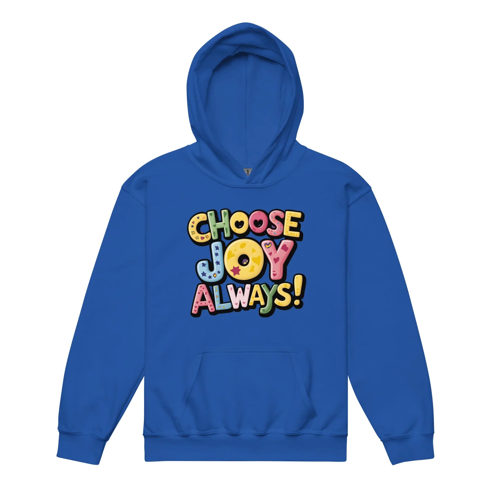Choose Joy Always | Youth Heavy Blend Hoodie - AwRans Clothing