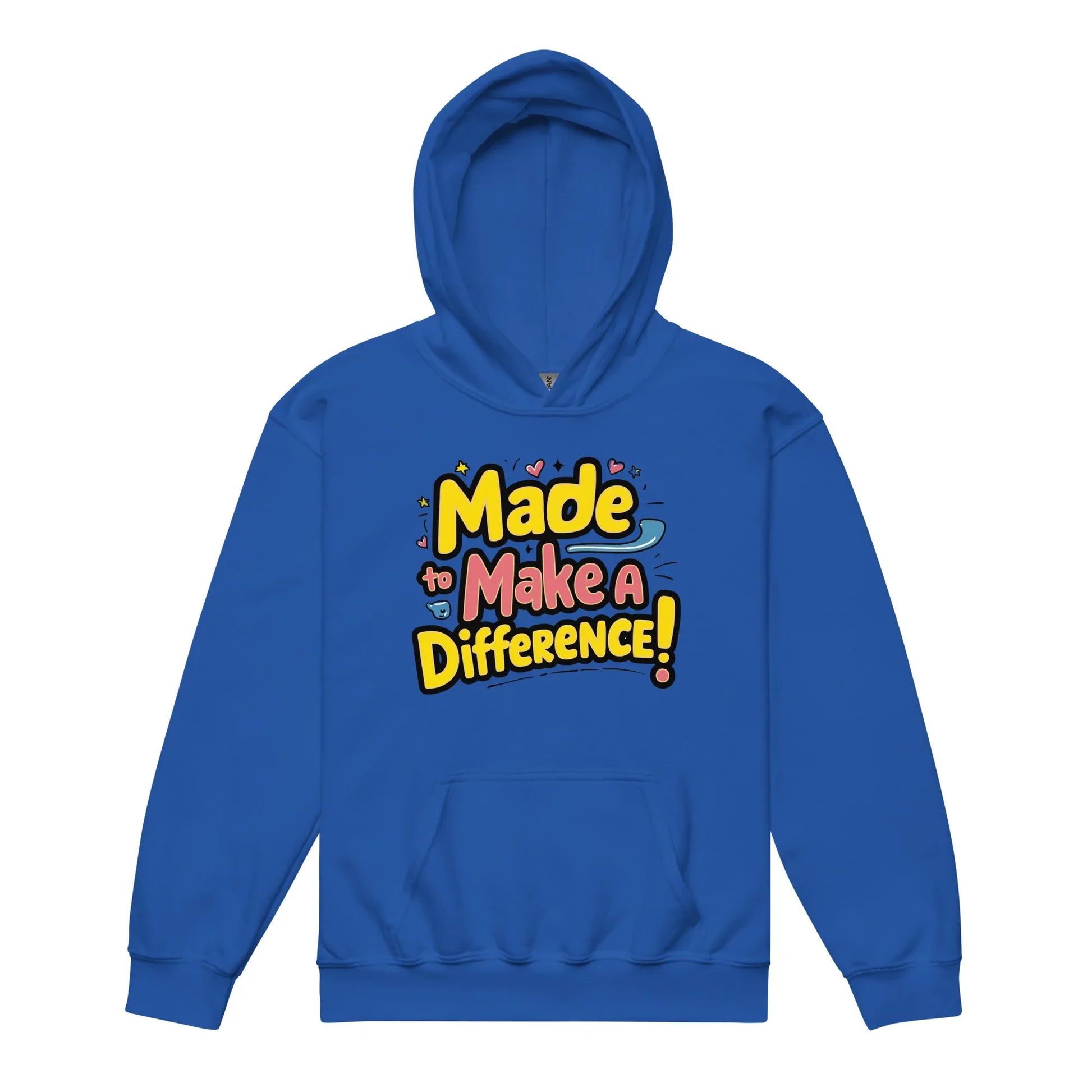 Made To Make A Difference | Youth Heavy Blend Hoodie - AwRans Clothing