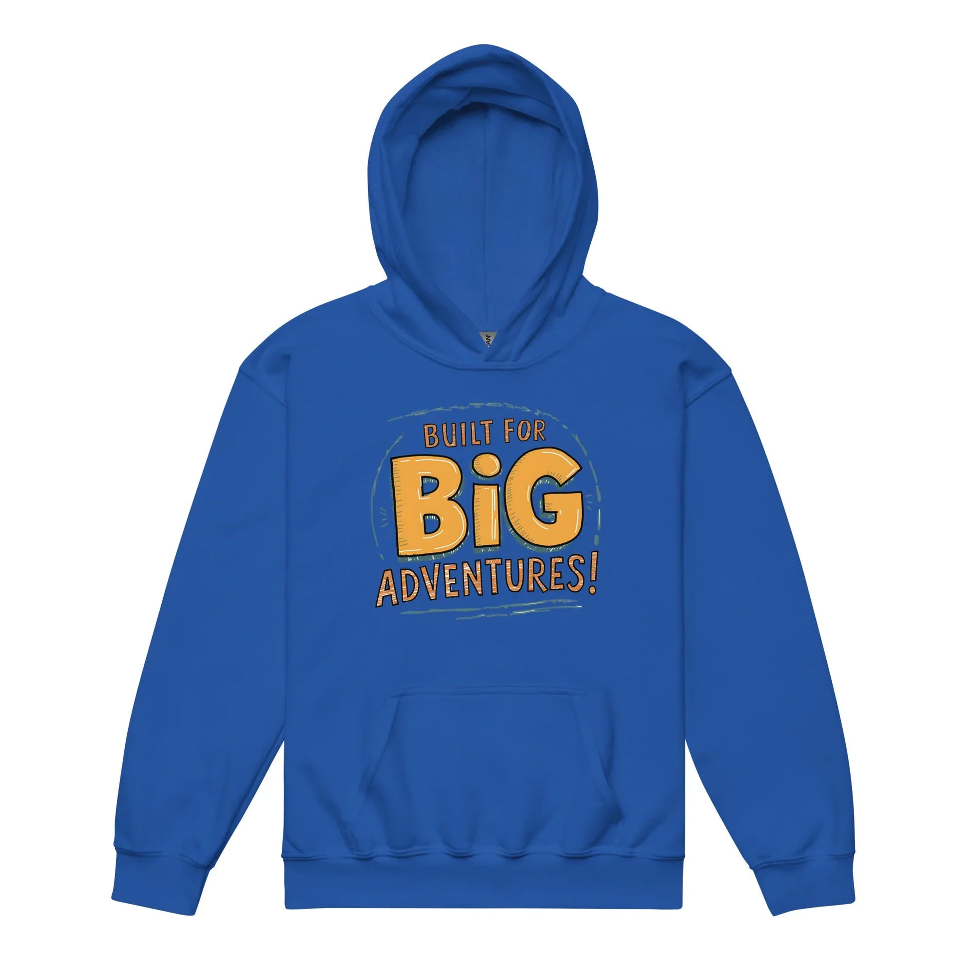 Built For A Big Adventures | Youth Heavy Blend Hoodie - AwRans Clothing