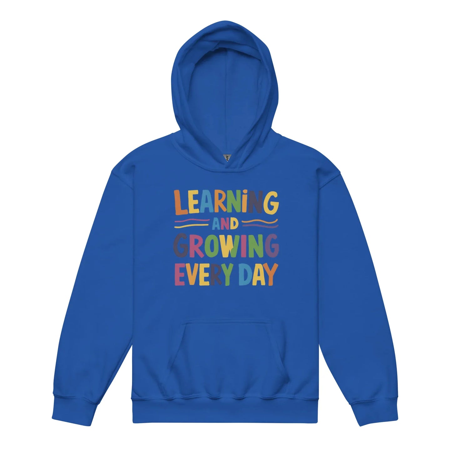Learning And Growing Everyday | Youth Heavy Blend Hoodie - AwRans Clothing