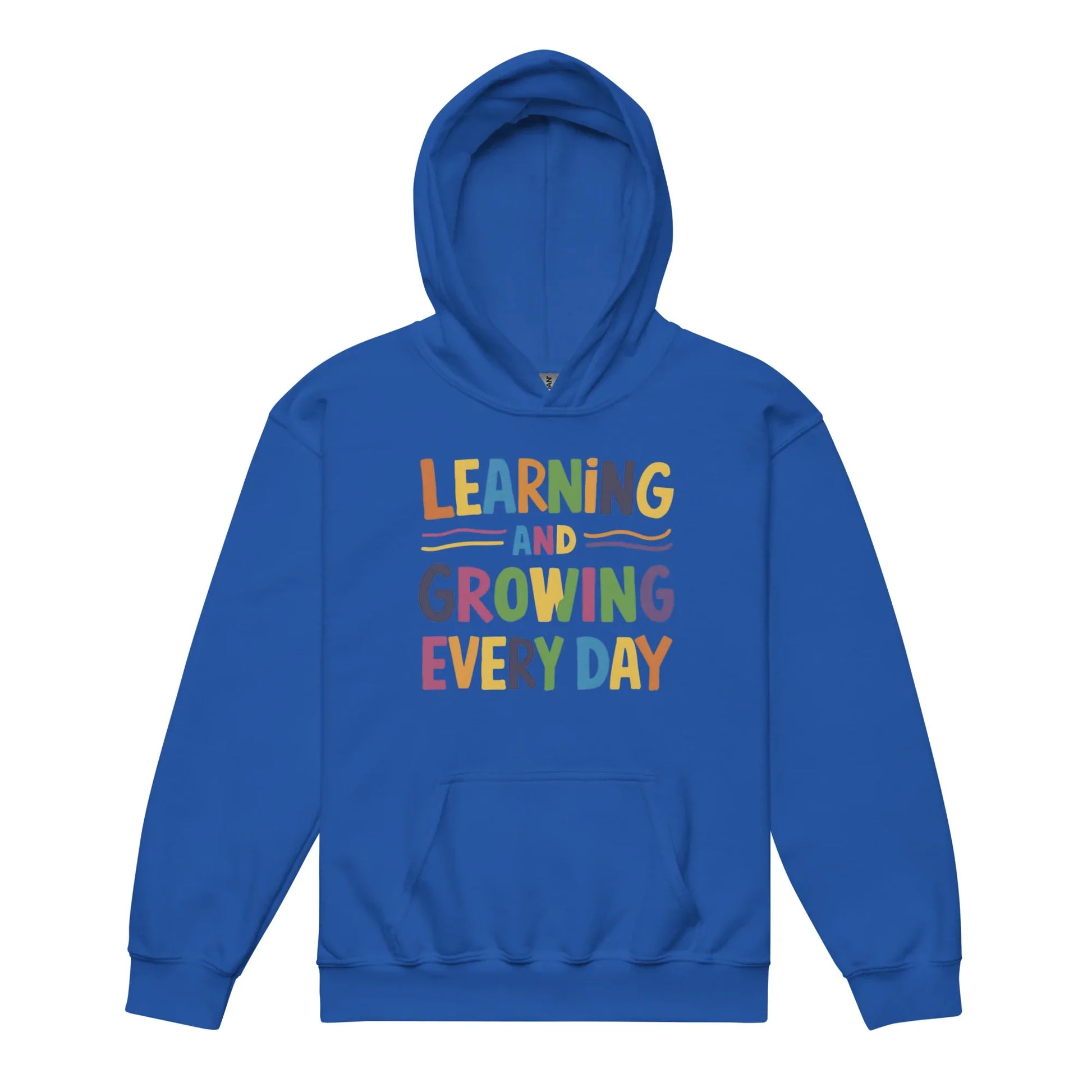 Learning And Growing Everyday | Youth Heavy Blend Hoodie - AwRans Clothing